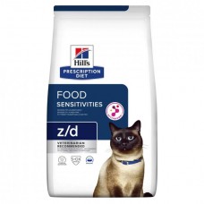 Сухой корм для котов при пищевой аллергии Hill's (Хиллс) Prescription Diet Feline Z/d 3 кг