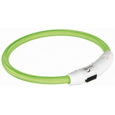 Нашийник що світиться Trixie Flash Light Ring USB Green M-L 45 cм