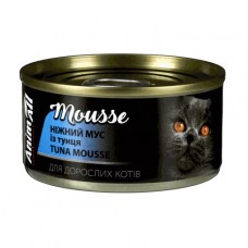 Вологий корм для котів Animall Cat Tuna Mousse 80 г