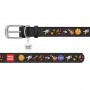 Нашийник, "NASA", Ш 12 мм, Дл 19-25 см, Чорний, XS1, WAUDOG Design с QR