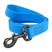 Поводок, Ш 15 мм, Дл 183 см, голубой, S, WAUDOG Waterproof