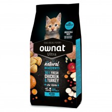 Сухий корм для кошенят Ownat Ultra Kitten Chicken & Turkey 400 г
