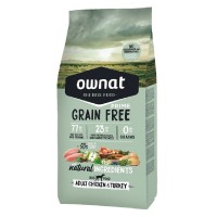 Сухий корм для собак Ownat Grain Free Chicken & Turkey 3 кг
