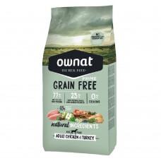 Сухий корм для собак Ownat Grain Free Chicken & Turkey 3 кг