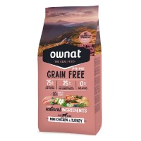 Сухий корм для собак Ownat Grain Free Mini Chicken & Turkey 400 г