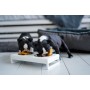 Миски на підставці для собак та котів Harley & Cho Lunch Bar White Wood + White S 36х18 см/450 мл