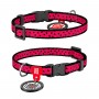 Ошейник, "Арбуз", пласт. фастекс, Ш 10 мм, Дл 20-30 см, XS, WAUDOG Nylon c QR