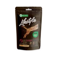Лакомство для котов Nature's Protection Lifestyle Snack Soft Rabbit Strips 75 г