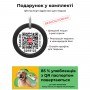 Нашийник, "Інді", пласт. фастекс, Ш 25 мм, Дл 35-58 см, XL, WAUDOG Nylon c QR