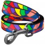 Поводок, "Витраж", Ш 25 мм, Дл 122 см, L, WAUDOG Nylon