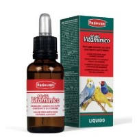 Додатковий рідкий корм для птахів Padovan Multivitaminico 30 мл