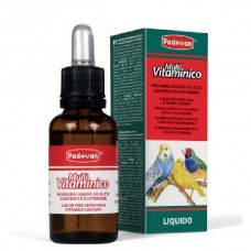 Дополнительный жидкий корм для птиц Padovan Multivitaminico 30 мл