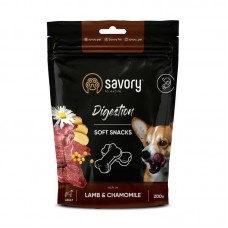 Ласощі для собак Savory Soft Snacks Digestion Lamb & Chamomile 200 г