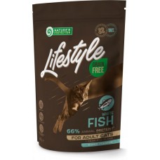 Сухий корм для котів Nature's Protection Lifestyle GF White Fish Adult Cat 0.4 кг