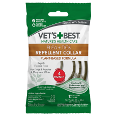 Ошейник противопаразитный для собак от блох и клещей Vet's Best Flea & Tick Repellent Dog Collar 60 см