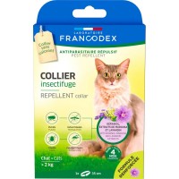 Нашийник від бліх і кліщів для котів Francodex (Франкодекс) Repellent Collar 35 см