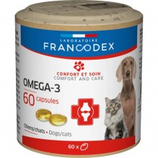 Витамины для собак и котов Francodex (Франкодекс) Omega 3 – 60 шт.