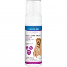 Піна для котів і собак проти бліх та вошей Francodex (Франкодекс) Rinse-Free Foam Dimethicone 150 мл