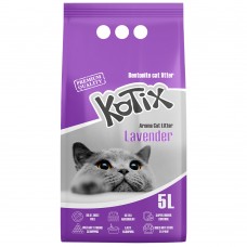 Наполнитель бентонитовый для кошачьего туалета Kotix Bentonite Lavender 5 л