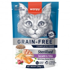 Сухой корм для котов Wanpy Sterilized Cat Grain Free Salmon & Tuna 500 г