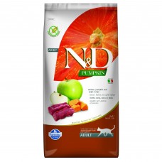 Сухой беззерновой корм для котов Farmina (Фармина) N&D Grain Free Adult Pumpkin Venison & Apple 5 кг