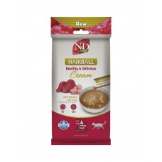 Ласощі для котів Farmina N&D Cream Quinoa Hairball Chicken & Tuna Adult 60 г