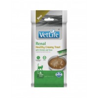 Лакомства для котов Farmina Vet Life Creamy Treat Renal Chicken & Tuna 60 г