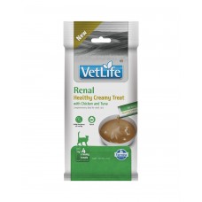 Ласощі для котів Farmina Vet Life Creamy Treat Renal Chicken & Tuna 60 г