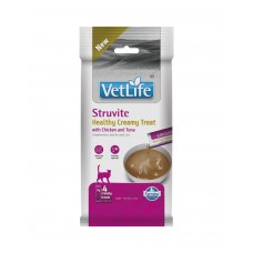 Ласощі для котів Farmina Vet Life Creamy Treat Struvite Chicken & Tuna 60 г