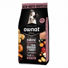 Сухий корм для цуценят Ownat Ultra Medium Puppy Chicken & Turkey 400 г