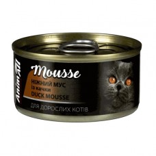 Вологий корм для котів Animall Cat Duck Mousse 80 г