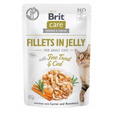 Вологий корм для котів Brit Care Cat Pouch Trout & Cod 85 г