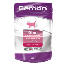 Вологий корм для кошенят Gemon Cat Wet Kitten Chicken 100 г