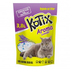 Наполнитель для кошачьего туалета Kotix Natural Silica Gel Lavender 3.8 л