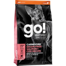 Сухий беззерновий корм для собак та цуценят GO! Carnivore Salmon + Cod 1.6 кг