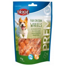 Ласощі для собак Trixie Premio Fish Chicken Wheels 75 г