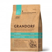 Сухой гипоаллергенный корм для собак Grandorf (Грандорф) 4 Meat 3 кг