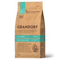 Сухой гипоаллергенный корм для собак Grandorf (Грандорф) 4 Meat 1 кг