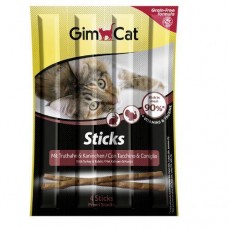 Ласощі беззернові для котів GimCat (Джімкет) Grain Free Turkey & Rabbit 4 шт.