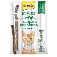 Ласощі беззернові для котів GimCat (Джімкет) Grain Free Lamb & Chicken 4 шт.