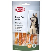 Лакомство для собак Trixie (Трикси) Denta Fun Chewing Rolls Chicken 70 г Лакомство для собак Trixie (Трикси) Denta Fun Chewing Rolls Chicken 70 г
