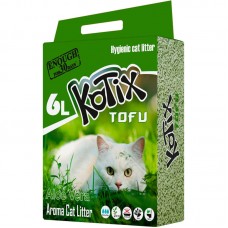 Наполнитель на основе тофу для кошачьего туалета Kotix Tofu Aloe Vera 6 л