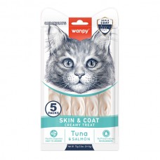 Лакомство для котов Wanpy Functional Creamy Lickable Treat Skin & Coat 70 г