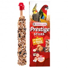Ласощі для середніх і великих папуг Versele-Laga Prestige Sticks Parrots Nuts & Raisin