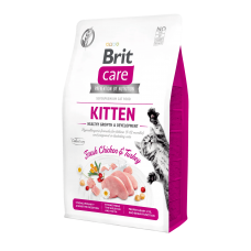 Сухий беззерновий корм для котів Brit Care Cat GF Kitten HGrowth & Development 0.4 кг
