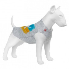 Майка WAUDOG Clothes для собак, малюнок "Прапор", XS25, B 35-40 см, З 20-25 см