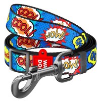 Поводок, "ВАУ", регулируемый, Ш 15 мм, Дл 152-183 см, S, WAUDOG Nylon