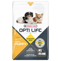 Сухий корм для цуценят міні та малих порід Opti Life Puppy Mini Chicken & Rice 2.5 кг