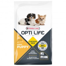 Сухой корм для щенков мини и малых пород Opti Life Puppy Mini Chicken & Rice 7.5 кг