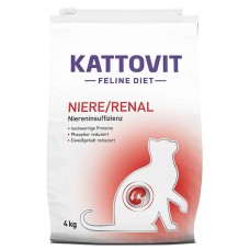 Сухой корм для котов Kattovit Veterinary Niere Renal 4 кг